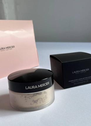 Розсипчаста пудра laura mercier translucent loose setting powder3 фото