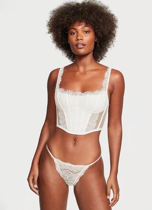 Трусики кружевные из дорогой коллекции victoria ́s secret оригинал1 фото