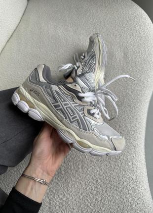 Asics gel-nyc beige/grey1 фото