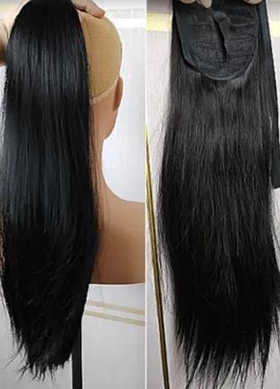 Хвост на ленте шиньен см черный цвет