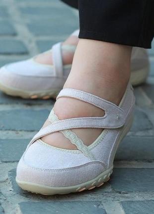 Женские слипоны, мокасины skechers relaxed fit memory foam8 фото