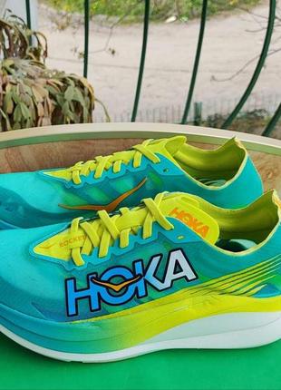 Кроссовки hoka one one rocket x 2 review 25 см.2 фото