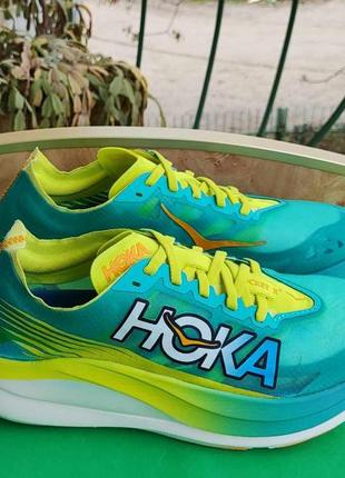 Кроссовки hoka one one rocket x 2 review 25 см.3 фото