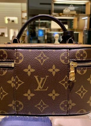 Преміальна бежева сумка монограма канва шкіра louis vuitton5 фото