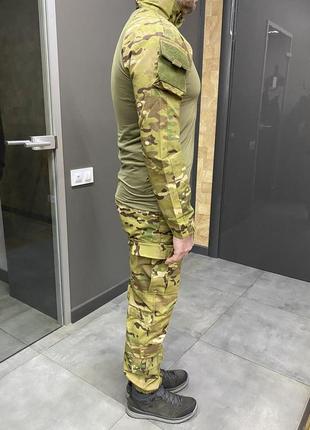 Военная форма (убакс + брюки), поликоттон, мультикам, размер xl, форма зсу, тактическая одежда9 фото