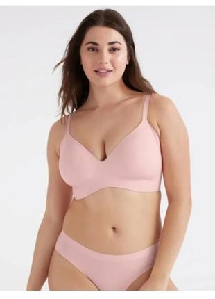 Бесшовный бюстгальтер без косточек knix wingwoman contour bra peony pink 4