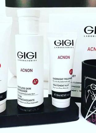 Набір для жирної проблемної шкіри treatment set gigi acnon