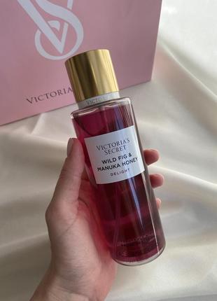 Спрей/ міст для тіла victoria’s secret wild fig & manuka honey natural beauty exfoliating body mist