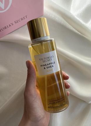 Спрей міст для тіла victoria’s secret pineapple&shea оригінал natural beauty body mist ананас