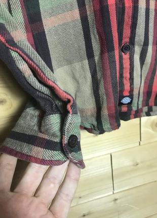 Dickies flannel сорочка4 фото