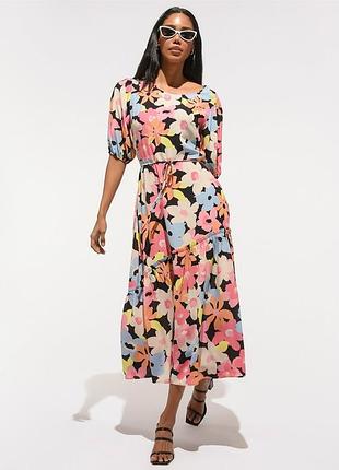 Платье миди с принтом f&amp;f