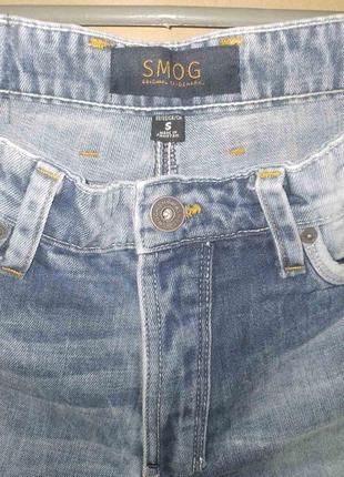 Smog шорты джинсовые мужские оригинал с потертостями3 фото