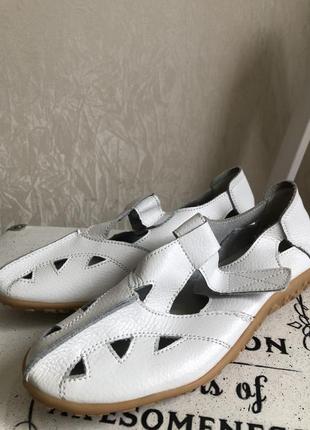 Босоножки женские кожаные5 фото