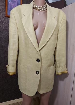 Жакет,піджак 100%льон.оверсайз