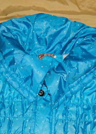 Тепла демісезонне пальто куртка frozen ганна і ельза. на 8-10 років7 фото