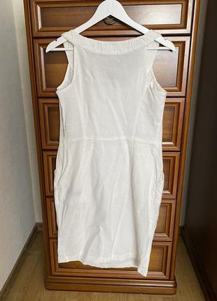 Платье из льна armani jeans3 фото