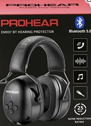 Сток prohear 037 bluetooth-защита органов слуха