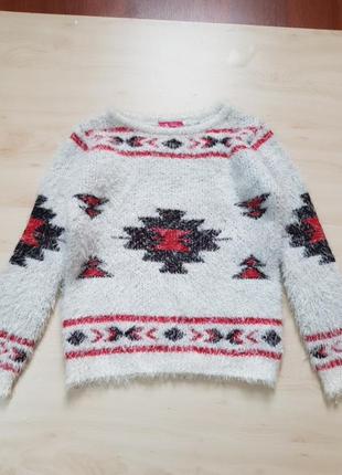 Теплый свитер 10-11лет