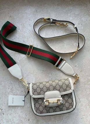 4 цвета! трендовая кожаная сумка gucci сумочка10 фото