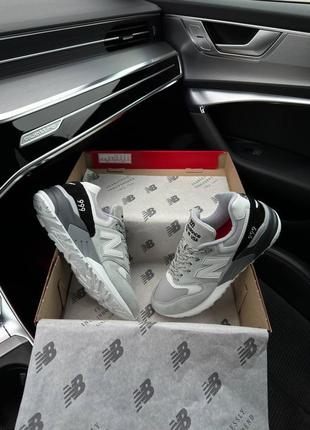 Мужские кроссовки в стиле new balance 99926 беленс / демисезонные / весенние, летние, осенние / обувь / замша, текстиль / белые, черные, серые