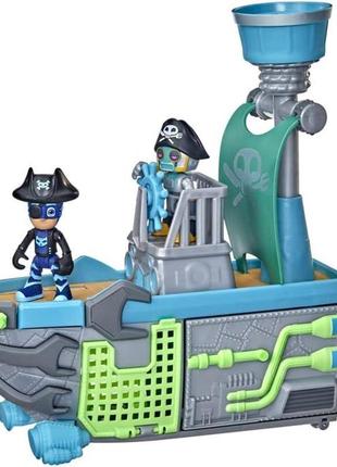 Игровой набор pj masks sky pirate battleship пиратский боевой корабль герои в масках f3665