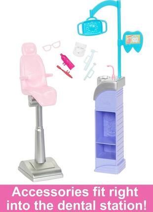 Игровой набор кукла барби дантист стоматолог barbie careers dentist hkt693 фото