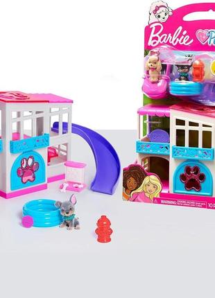 Барби домик со щенками barbie pet dreamhouse 63291 just play