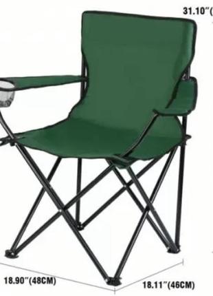 Стілець розкладний для риболовлі hx 001 camping quad chair, складний стільчик для пікніка1 фото