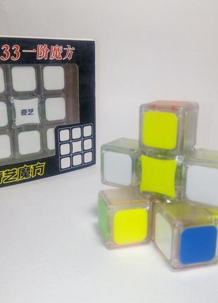 Кубоид 1x3x3 super floppy qiyi (mofangge) transparent с пластиковыми вставками.7 фото