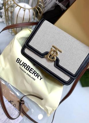 Стильная сумочка burberry premium сумка кожаная
