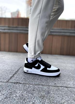 Nike air force 1 black&white3 фото