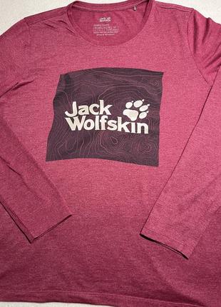 Лонгслив jack wolfskin