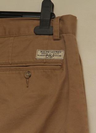 Polo ralph lauren рр 32 32 брюки из хлопка свежие коллекции6 фото