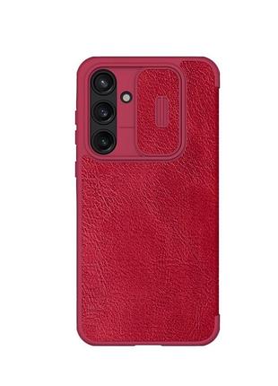 Чехол-книжка nillkin qin pro для samsung galaxy a55 (a556) - red1 фото