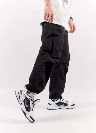 Мужские кроссовки в стиле nike air monarch travel найк / демисезонные / весенние, летние, осенние / обувь / кожа / черные, синие, белые