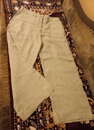 Продам нові лляні штани zara (xl)5 фото