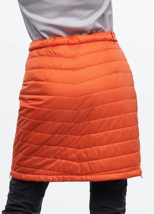 Inoc (36) утепленная юбочка оранжевого цвета