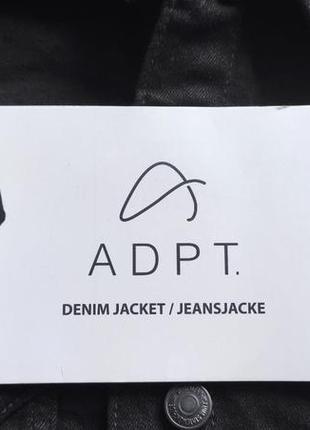 Женская джинсовая куртка жакет джинсовка черная adpt.4 фото
