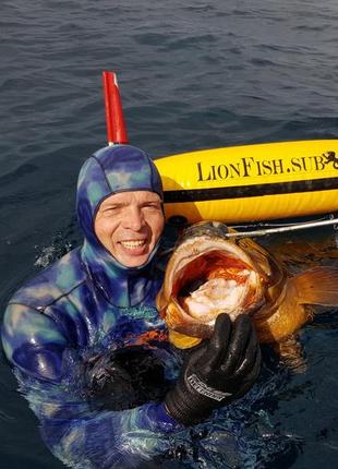 Буй sigara lionfish.sub для подводной охоты, дайвинга и фридайвинга пвх9 фото