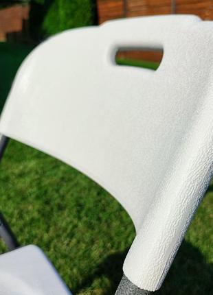 Складний стілець (стандартний тип) 47,5*59*86,5см белый sw-000016073 фото