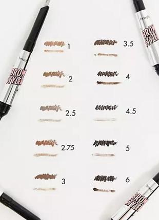 Восковий олівець + пудра для брів benefit pencil & powder for brows 2.5 neutral blonde 0.3 + 0.75 г8 фото