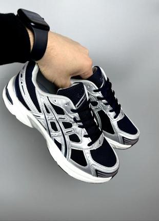 Asics gel-1130 silver blue2 фото