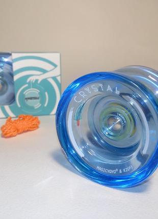 Йо-йо профессиональное magicyoyo k2 (p) crystal blue