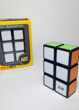 Кубоид 1x2x3 qiyi black с пластиковыми вставками.