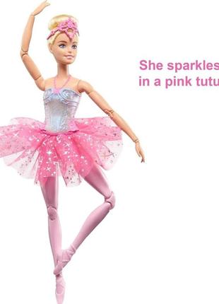 Лялька барбі сяюча балерина barbie dreamtopia ballerina hlc255 фото