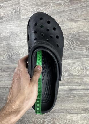 Crocs сандали тапочки m10 w12 43 размер черные оригинал4 фото