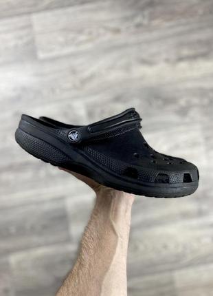 Crocs сандали тапочки m10 w12 43 размер черные оригинал