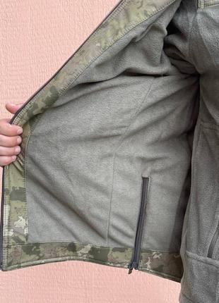 Куртка чоловіча тактична мультикам combat туреччина софтшел soft-shell зсу 8067 s7 фото