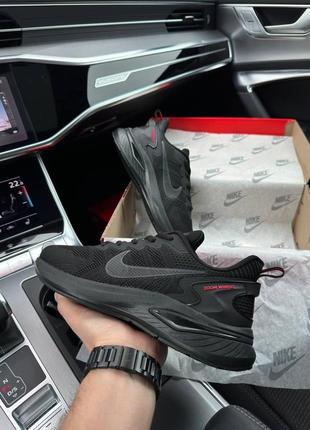 Мужские кроссовки в стиле nike winflo найк / демисезонные / весенние, летние, осенние / обувь / спортивные / текстиль / черные, серые