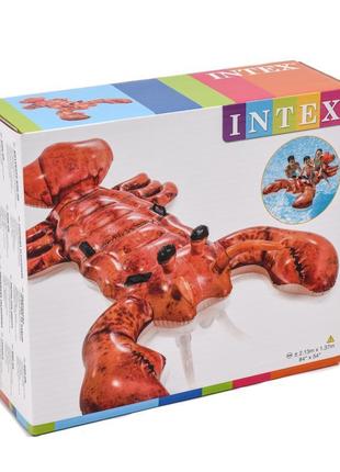 Надувний матрац intex "лобстер"1 фото